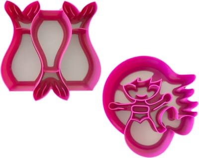 Lunch Punch Sandwich Cutters - brood uitsteekvormpjes - Zeemeermin