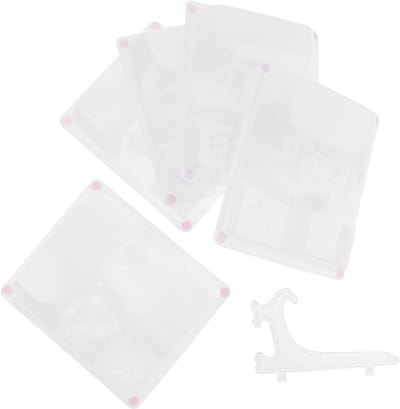 Oefenbord Wimperextensies - Wimper Pallet - Wimpers Oefenen - Realistisch Gezicht - 15 x 13 x 2 cm - Niet gespecificeerd