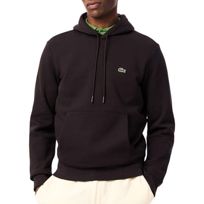 Lacoste Bio Cotton Fleece Hoodie Heren - Maat S