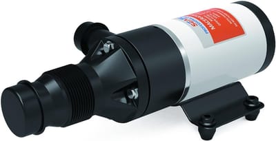 Afvalwaterpomp - Macerator pomp - Boten en campers - Ontstekingsbeveiligd - 12 Gallon Per Minuut - Zwart