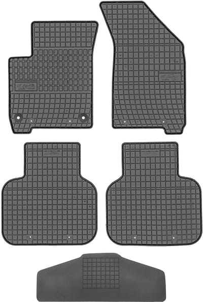 Max-Dywanik Frogum Serie - Auto Vloermatten - Zwart - Voor Driver - Dodge Journey / Fiat Freemont