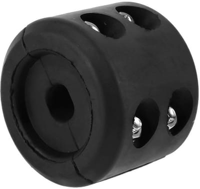 Dailygoody - Lier Split Cable Hook Stop Stopper Kit - Bescherming voor liermotor - Zwart - Lierhaakstopper - Rubber