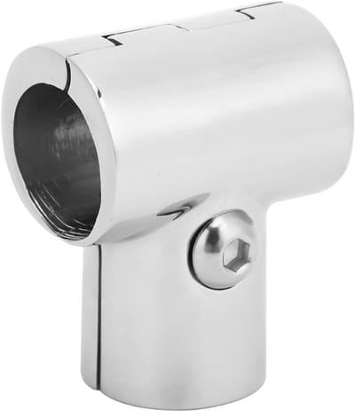 Tee Split Connector 3-Weg Buiskoppeling voor Handrail en Bootdekken - 25mm RVS Fitting voor Zware Toepassingen