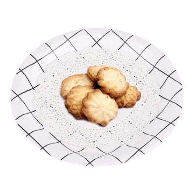 Dailygoods- Taartkleedjes hoogwaardige papieren - Verjaardag - 9,5 inch/24 cm - Decoratie - Wegwerp - Feestaccessoire - Taartonderleggers