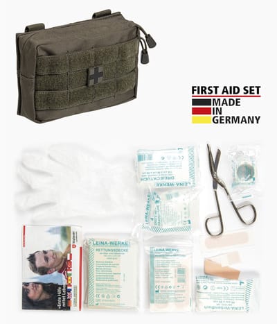 Mil-Tec EHBO Set Pro Molle Pouch 25-delig olive