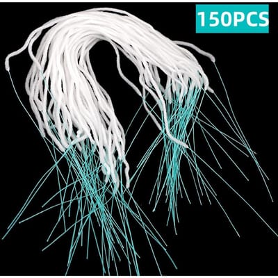150 Stuks 3 Pakken Flosdraad Holder Tandenstoker Tool Flosdraad Houders Tussen Beugelbrug Tandreinigingsborstel white