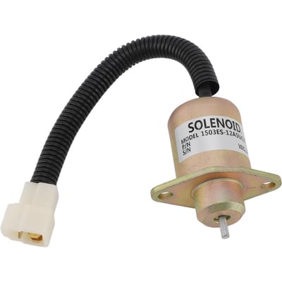 12V Brandstofafsluitmagneetventiel 1503es 12a5uc5s Nauwkeurige Anti-Interferentie Generator Brandstofafsluit Stop Solenoïde voor