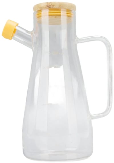 Dailygoods- Oliecontainer 650ml - Dispenser - Doseerfles - Lekbestendig - Glazen - Duidelijk Ontwerp - Oliekan