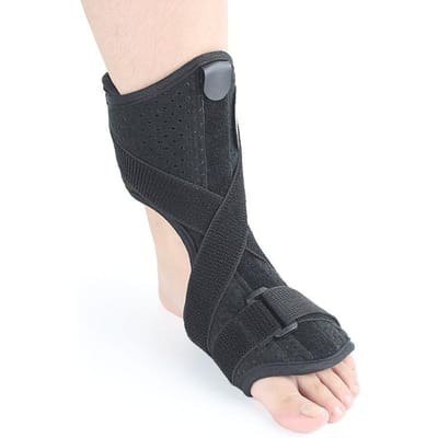 Voetorthese tegen doorgezakte voeten, wreefspalk voor volwassenen, enkelbrace, enkelbrace, voetsteun voor schoenen black