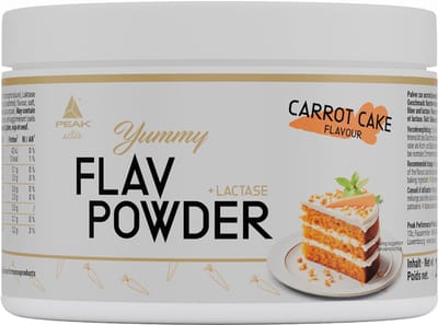 Peak Yummy Flav Powder (250g) Carrot Cake - Functionele voeding - Smaakstoffen/zoetstoffen