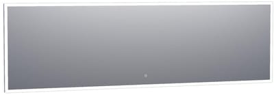 Brauer Jade Spiegel - Rechthoekig - 240 cm - met Directe LED-Verlichting - Dimbaar - met Touchbediening