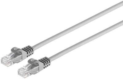RJ45 Patchkabel CAT 7 Rohkabel U/UTP grau 0,25m