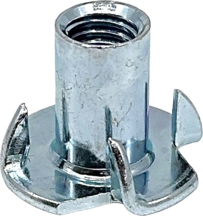 TQ4U inslaghoutmoeren - inslagmoer - T-moer | M8 schroefdraad | staal verzinkt | 4 STUKS