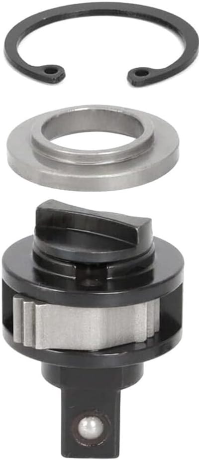 Ratelsleutel Aambeeld - Reparatieset - Gereedschap Repareren - Precisie Productie - 28.5 x 40 mm - Zwart