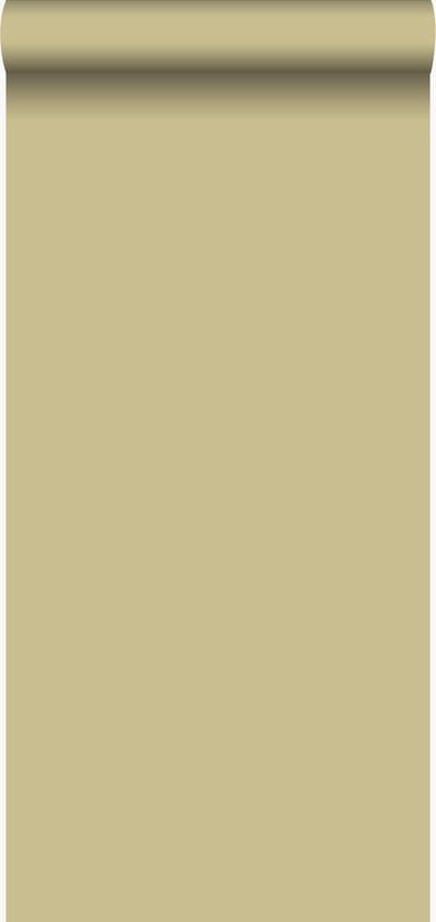 Origin Wallcoverings behang effen glanzend goud - 53 cm x 10.05 m - 346502