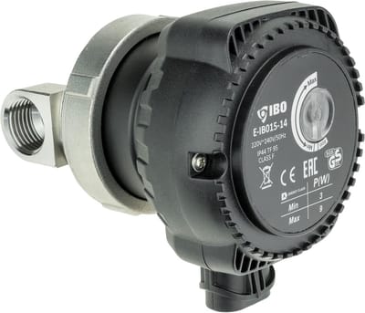 Circulatiepomp - Verwarmingspomp - Warmwater Circulatie - Energieklasse A - 13x13x13 cm - Grijs