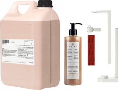 PRIJA Voedende badlotion, hydraterende gouddeeltjes VEGAN +ZAPS 5L, handvat