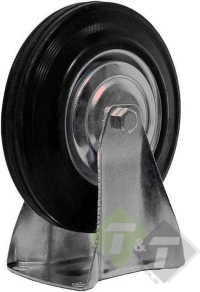 Bokwiel - 75mm diameter - draagvermogen van ca. 35KG per wiel