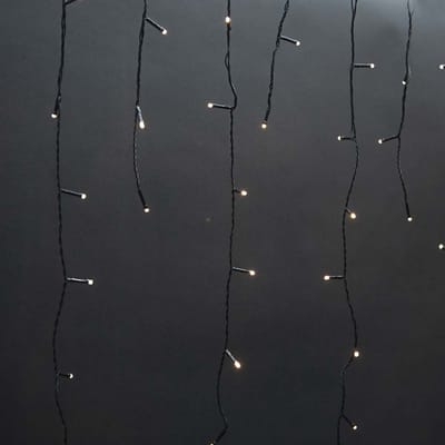 Nedis Decoratieve IJspegel Verlichting - 180 LED's - Warm Wit - 5.90 m - Licht effecten: 7 - Netvoeding
