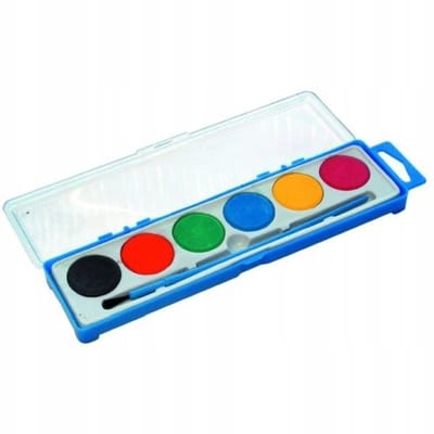 Titanum Aquarelverf Set - 6 Levendige Kleuren voor Kinderen