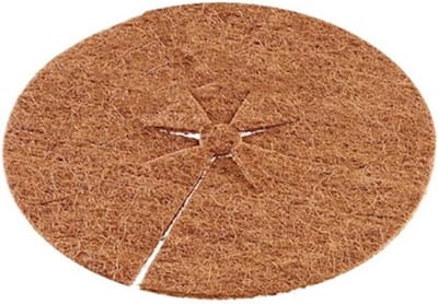 Mulchmat Kokosvezel - Boomstam Beschermers - Planten Verzorgen - Ademend en Waterdoorlatend - 10 Stuks 30cm - Bruin
