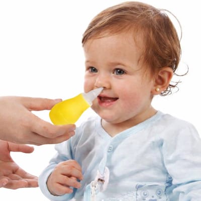 Neuszuiger Baby of Kind I Neusreiniger I Neuspeer I Neuspompje I Neuspomp I Nose Cleaner I Geel