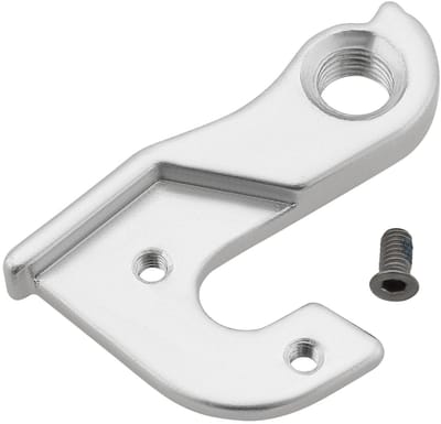 Dailygoods- Derailleurhanger Aluminiumlegering - Compatibel met Voodoo Bizango 2019 - 60 x 38 mm - 15 g - Inclusief 2x Schroeven - Fietsderailleur