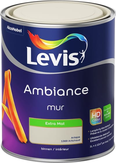 Levis - Ambiance Mur Extra Mat - Artisjok - 1 L