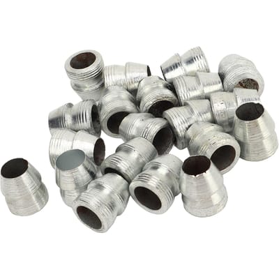 20 Pièces Coins de Manche d'Hache Ronde de Sécurité Acier Marteau Hachette Coin pour Manche de Marteau Hachette Masse 18mm