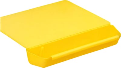2-in-1 Keuken Snijplank met Opbergvak – Geel – Verdikte Kunststof Snijplank voor Fruit en Groenten, Praktische Keukenaccessoire met Opslagtank
