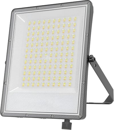 LED Breedstraler - Brinton Avior - 100 Watt 11000 Lumen - Aanpasbare Lichtkleur 3000K-4000K-6500K - Waterdicht IP65 - Grijs