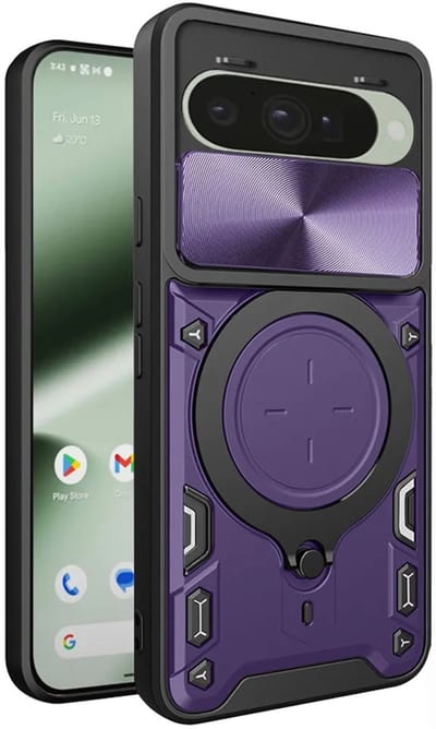 Hoesje geschikt voor Google Pixel 10 / 10 Pro - Techsuit CamGuard Pro Back Cover - Paars