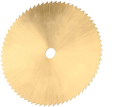 Dailygoods- Cirkelzaagblad 190 mm - Snelstaal - 72 Tanden - Titanium Geplateerd - Voor Hout/Metaal/Kunststof - Slijtvast en Duurzaam - Doorslijpschijf