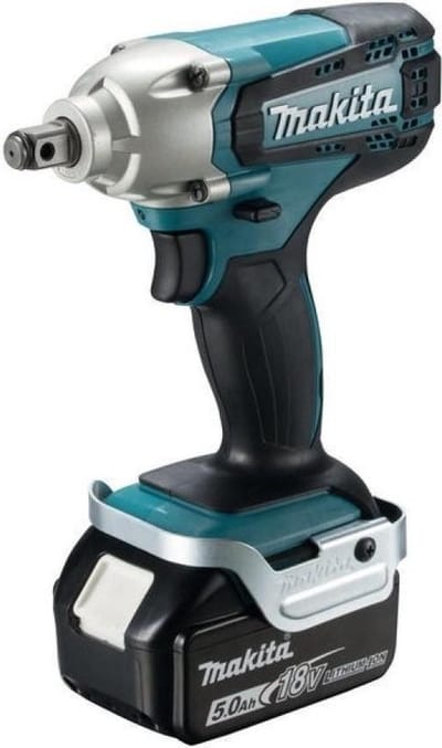 Makita DTW190RTJ 18V Li-Ion Accu slagmoersleutel set (2x 5.0Ah accu) in Mbox - 190Nm - 1/2"" - koolborstelloos