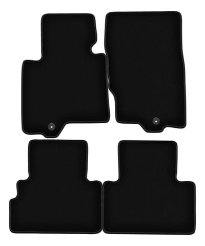 BASIC zwarte veloursmatten voor: Infiniti QX70 SUV (2008-2017)