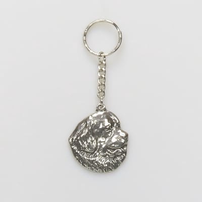 Sleutelhanger Sint Bernard - Hondensleutelhanger - Cadeau Hondenliefhebber - Unieke serie - Compact, stijlvol en gedetailleerd
