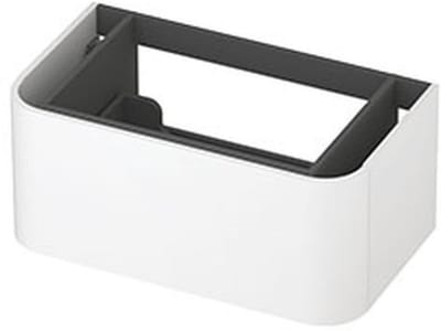 INK - Afgeronde Onderkast Gelakt 1 Lade Softclose Tbv Grepen - 800x450x350 Mm - Mat Wit