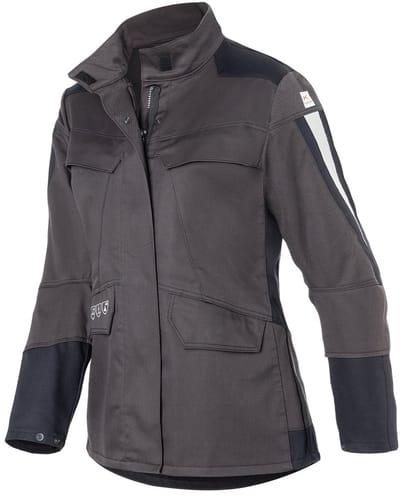 KÜBLER PROTECTIQ 14908428 Werkjas DAMES Veiligheidsjas Antraciet Zwart - Vlamboogbescherming - Vlamvertragend