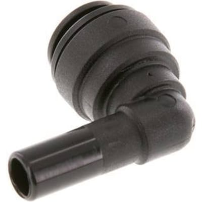 8mm x 8mm 90 graden L-verbinding POM Insteekfitting Plug NBR [2 Stuks]