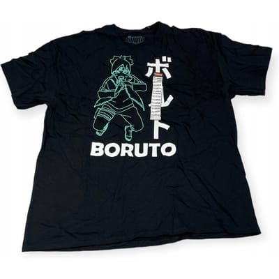 Koszulka T-shirt męski okrągły dekolt SPENCER'S BORUTO XL gray