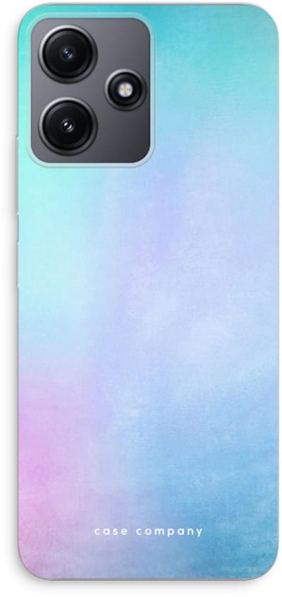 Case Company® - Hoesje geschikt voor Xiaomi Redmi 12 hoesje - Mist pastel - Soft Cover Telefoonhoesje - Bescherming aan alle Kanten en Schermrand