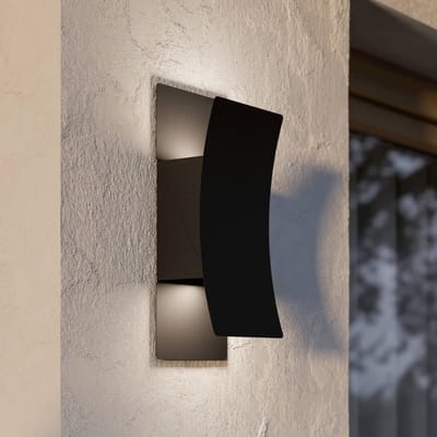 EGLO Verdolino Wandlamp Buiten - 28 cm - Zwart - Instelbaar wit licht (warm, neutraal en daglicht)