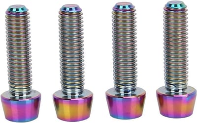 Hoogwaardige M5 x 18mm Schroeven voor Fietsschijven - 4 Stuks, Ideaal voor Dagelijks Gebruik, Weekend Fietstochten en Lange Tochten