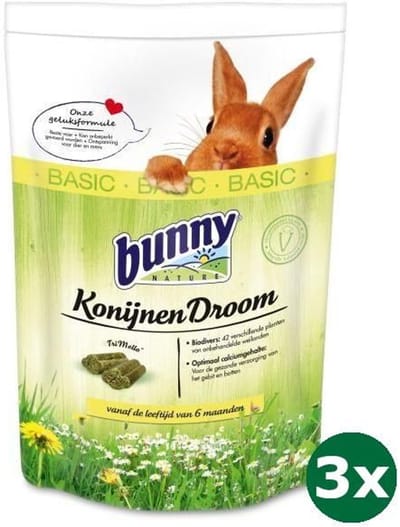 3x4 kg Bunny nature konijnendroom basic
