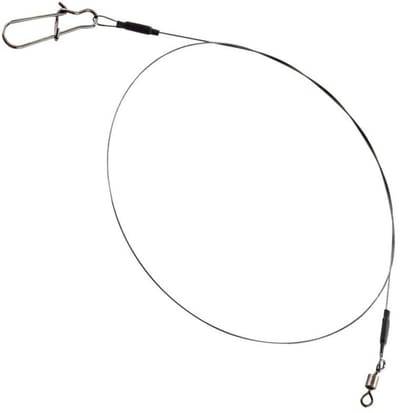 Fox Rage Rage Strike Point Jerk Leader Single Strand Titanium (2 pcs) - Maat : 40cm - 0.8mm