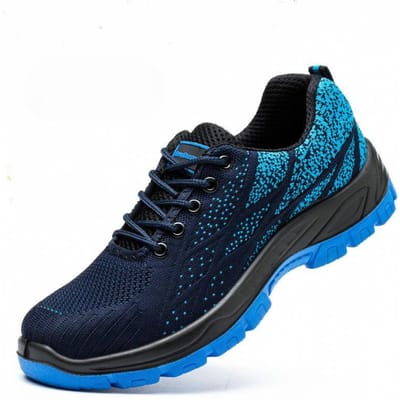 Chaussures de sécurité légères anti-écrasement et anti-perforation Steel Baotou pour chantiers de construction, pour hommes et femmes 45