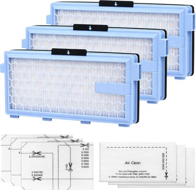 Filters voor Miele-compatibele stofzuigers Compact C1 C2 Complete C2 C3 Serie S4 S5 S6 S8 SA-SF 50 SF-AA 50 [Set van 9] Phonillico®