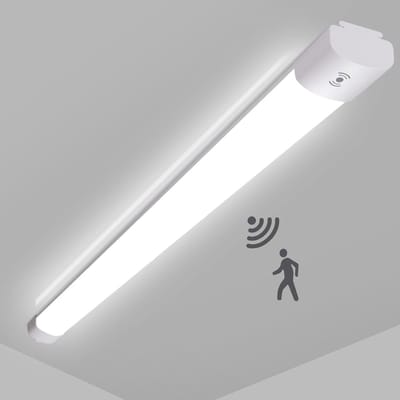 LED-buis 120 cm 36 W 3950 lm waterdicht IP65 met bewegingsmelder voor kelder kantoor werkplaats schuur