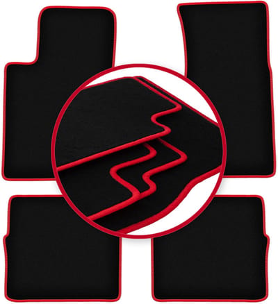 CARLUX-RED automatten voor: Cadilac SRX 0 (2004-2010)