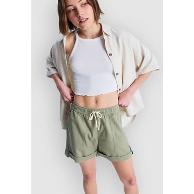 Roxy Sweetest Day Korte Sportbroek Groen XS Vrouw